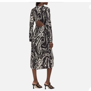 🖤NWOT Open Edit Marbled Long Sleeve Midi Dress 🖤